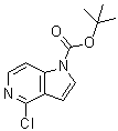 4-Chloro-1H-pyrrolo[3,2-c]pyridine-1-carboxylic acid 1,1-dimethylethyl ester molecular structure (CAS 1609259-26-8)