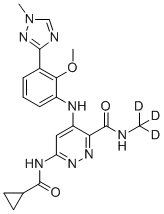 Deucravacitinib molecular structure (CAS 1609392-27-9)