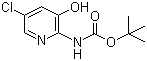 N-(5-Chloro-3-hydroxy-2-pyridinyl)carbamic acid 1,1-dimethylethyl ester molecular structure (CAS 1609402-46-1)