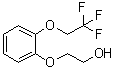 structure of CAS# 160969-02-8, 2-[2-(2,2,2-Trifluoroethoxy)phenoxy]ethanol