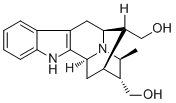二氢派利文碱分子结构 (CAS 16100-84-8)