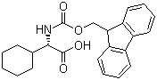 (S)-alpha-[[(9H-Fluoren-9-ylmethoxy)carbonyl]amino]cyclohexaneacetic acid molecular structure (CAS 161321-36-4)