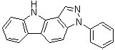 3,10-二氢-3-苯基吡唑并[4,3-a]咔唑分子结构 (CAS 1613406-18-0)