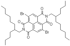 4,9-Dibromo-2,7-bis(2-butyloctyl)benzo[lmn][3,8]phenanthroline-1,3,6,8(2H,7H)-tetrone molecular structure (CAS 1614253-96-1)