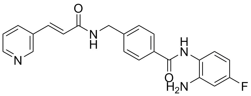 Tucidinostat molecular structure (CAS 1616493-44-7)