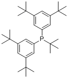 tert-Butylbis(3,5-di-tert-butylphenyl)phosphine molecular structure (CAS 1616979-93-1)