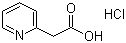 2-吡啶乙酸盐酸盐分子结构 (CAS 16179-97-8)