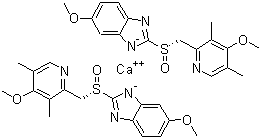 (S)-Omeprazole calcium molecular structure (CAS 161796-85-6)