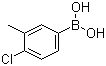 4-Chloro-3-methylphenylboronic acid molecular structure (CAS 161950-10-3)