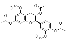结构式 CAS# 16198-01-9, 五乙酸儿茶素酯