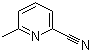 结构式 CAS# 1620-75-3, 6-甲基-2-吡啶腈; 2-氰基-6-甲基吡啶