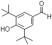structure of CAS# 1620-98-0, 3,5-Di-tert-butyl-4-hydroxybenzaldehyde;3,5-Di(tert-butyl)-4-hydroxybenzaldehyde