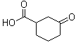 结构式 CAS# 16205-98-4, 3-氧代-1-环己烷羧酸