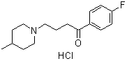 盐酸美哌隆分子结构 (CAS 1622-79-3)