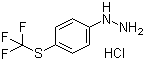structure of CAS# 162258-86-8, 4-(Trifluoromethyl)thiophenylhydrazine hydrochloride