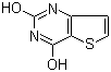 结构式 CAS# 16233-51-5, 2,4-二羟基噻吩并[3,2-d]嘧啶