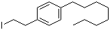 structure of CAS# 162358-07-8, 1-(2-Iodoethyl)-4-octylbenzene