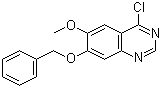 结构式 CAS# 162364-72-9, 7-苄氧基-4-氯-6-甲氧基喹唑啉