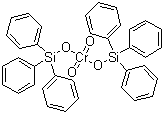 structure of CAS# 1624-02-8, Bis(triphenylsilyl) chromate;chromium(2+) oxido(triphenyl)silane dihydrate