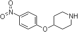 结构式 CAS# 162402-39-3, 4-(4-硝基苯氧基)哌啶