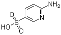 structure of CAS# 16250-08-1, 6-Amino-3-pyridinesulfonic acid;2-Amino-5-pyridinesulfonic acid; Pyridin-2-amino-5-sulfonic acid; Pyridine-2-amino-5-sulfonic acid