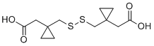 Montelukast Disulfide Diacid Impurity molecular structure (CAS 162515-67-5)