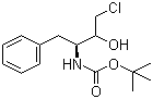 (2R,3S)-3-(tert-Butoxycarbonylamino)-1-chloro-2-hydroxy-4-phenylbutane molecular structure (CAS 162536-40-5)