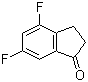 4,6-Difluoro-1-indanone molecular structure (CAS 162548-73-4)