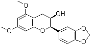 (2R-cis)-2-(1,3-苯并二恶茂-5-基)-3,4-二氢-5,7-二甲氧基-2H-1-苯并吡喃-3-醇分子结构 (CAS 162602-04-2)