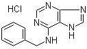 结构式 CAS# 162714-86-5, N-(苯甲基)-9H-嘌呤-6-胺盐酸盐