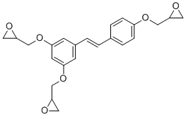 Tri-O-triglycidylresveratrol molecular structure (CAS 1628749-20-1)