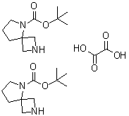 2,5-Diazaspiro[3.4]octane-5-carboxylic acid 1,1-dimethylethyl ester ethanedioate (2:1) molecular structure (CAS 1630906-60-3)