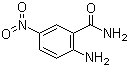 2-氨基-5-硝基苯甲酰胺分子结构 (CAS 16313-65-8)