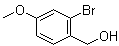 2-Bromo-4-methoxybenzenemethanol molecular structure (CAS 163190-79-2)