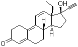 孕三烯酮分子结构 (CAS 16320-04-0)
