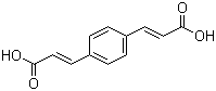 结构式 CAS# 16323-43-6, 1,4-亚苯二丙烯酸; 对苯二丙烯酸