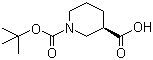(R)-Boc-Nipecotic acid molecular structure (CAS 163438-09-3)