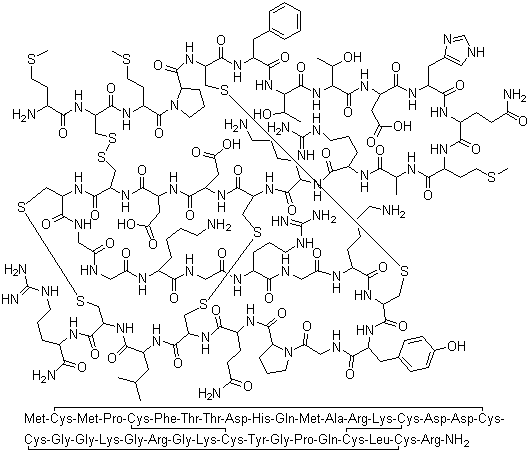 Chlorotoxin molecular structure (CAS 163515-35-3)
