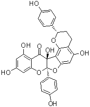 Daphnodorin F molecular structure (CAS 163660-10-4)