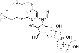 Cangrelor molecular structure (CAS 163706-06-7)