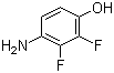 4-Amino-2,3-difluorophenol molecular structure (CAS 163733-99-1)