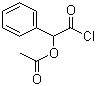 结构式 CAS# 1638-63-7, 乙酰扁桃酰氯; 1-(氯甲酰)苄基乙酸酯