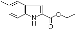 Ethyl 5-methylindole-2-carboxylate molecular structure (CAS 16382-15-3)