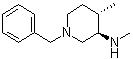 (3R,4S)-N,4-Dimethyl-1-(phenylmethyl)-3-piperidinamine molecular structure (CAS 1638499-31-6)