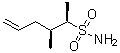(2R,3S)-3-Methylhex-5-ene-2-sulfonamide molecular structure (CAS 1638587-36-6)