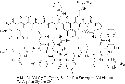 structure of CAS# 163913-87-9, MOG (35-55);Myelin oligodendrocyte glycoprotein mouse rat 35-55; DNA (human 35-55-myelin-oligodendroglial glycoprotein MOG-specifying); Deoxyribonucleic acid (human 35-55-myelin-oligodendroglial glycoprotein MOG-specifying); DNA (human 35-55-myelin-oligodendroglial glycoprotein MOG-specifying cDNA)