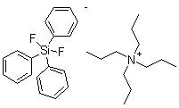 Tetrabutylammonium difluorotriphenylsilicate molecular structure (CAS 163931-61-1)
