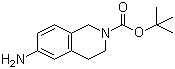6-Amino-2-N-Boc-1,2,3,4-tetrahydroisoquinoline molecular structure (CAS 164148-92-9)