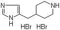 结构式 CAS# 164391-47-3, Immepip 氢溴酸盐; 4-(1H-咪唑-5-甲基)哌啶氢溴酸盐