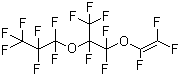 结构式 CAS# 1644-11-7, 2-(全氟丙氧基)全氟丙基三氟乙烯基醚